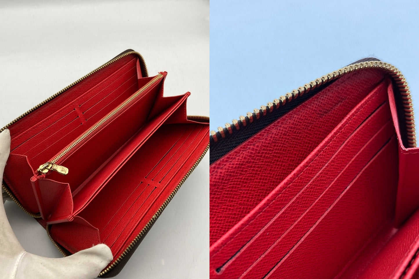 LOUIS VUITTON ルイヴィトン モノグラム ジッピーウォレット M41896 中古 D4