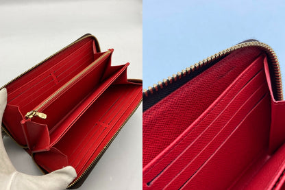 LOUIS VUITTON ルイヴィトン モノグラム ジッピーウォレット M41896 中古 D4