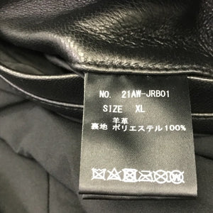 未使用品 JACKROSE ジャックローズ 羊革 ジャケット 5(XL) レディース 秋 冬 春 かわいい ライダース 中古 KW1