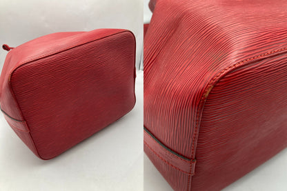 LOUIS VUITTON ルイヴィトン エピ プチ・ノエ 巾着 ショルダーバッグ カスティアンレッド M44107 中古 D4