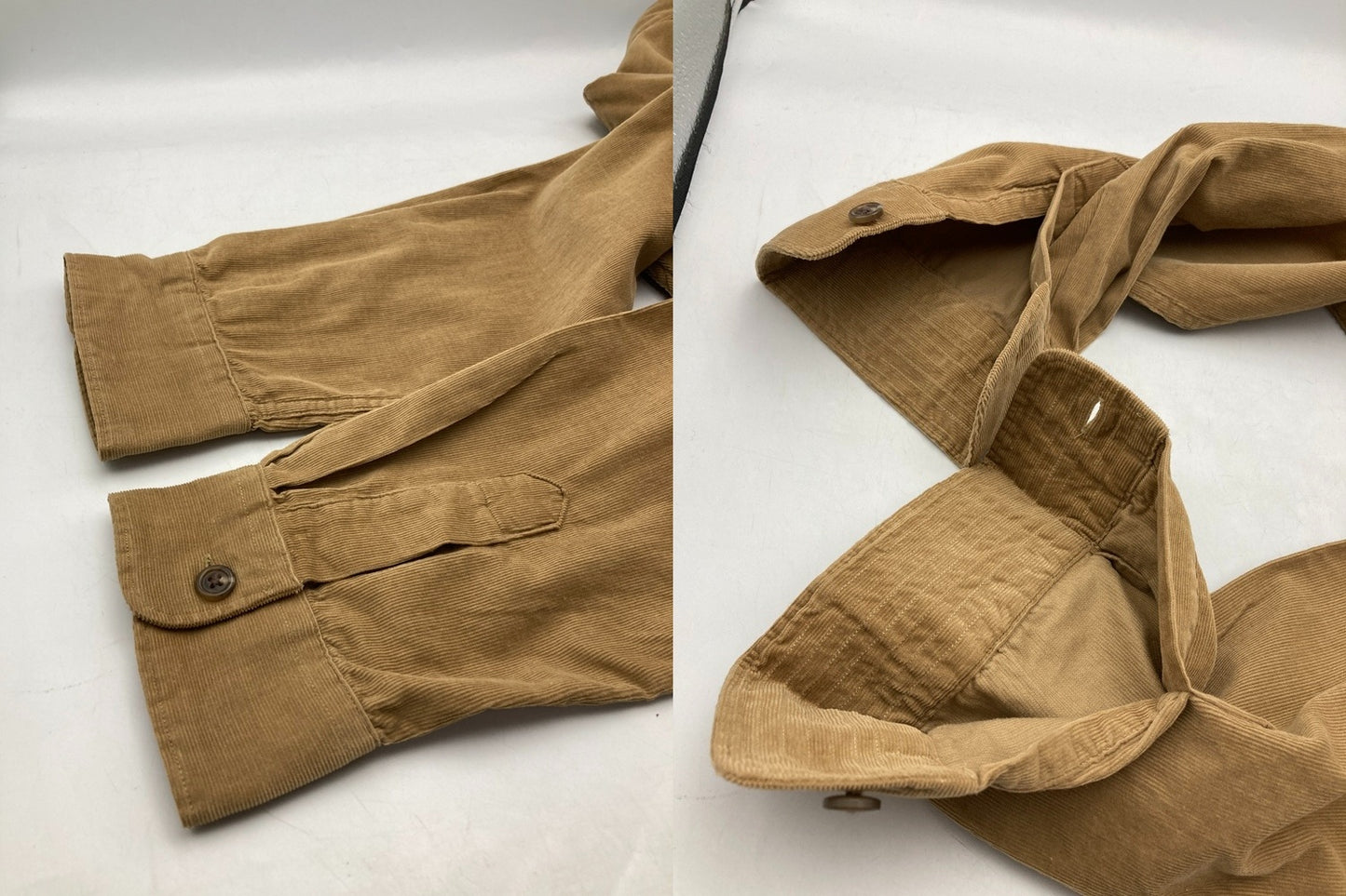 POLO RALPH LAUREN ポロラルフローレン コーデュロイ スイングトップシャツ サイズM メンズ 中古 D4