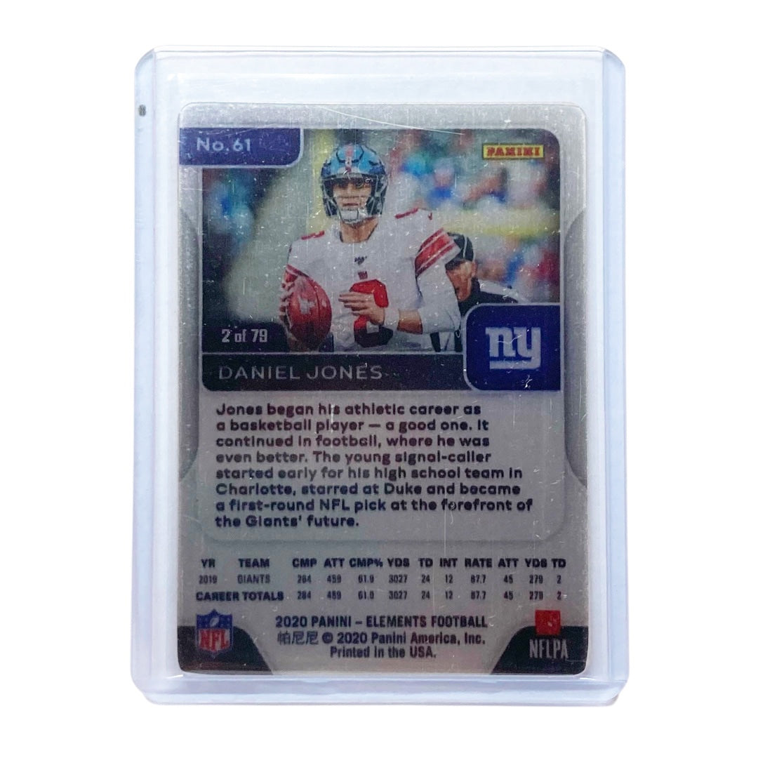 PANINI NFLカード ELEMENTS DANIEL JONES GIANTS 2/79 #61 中古 IT2