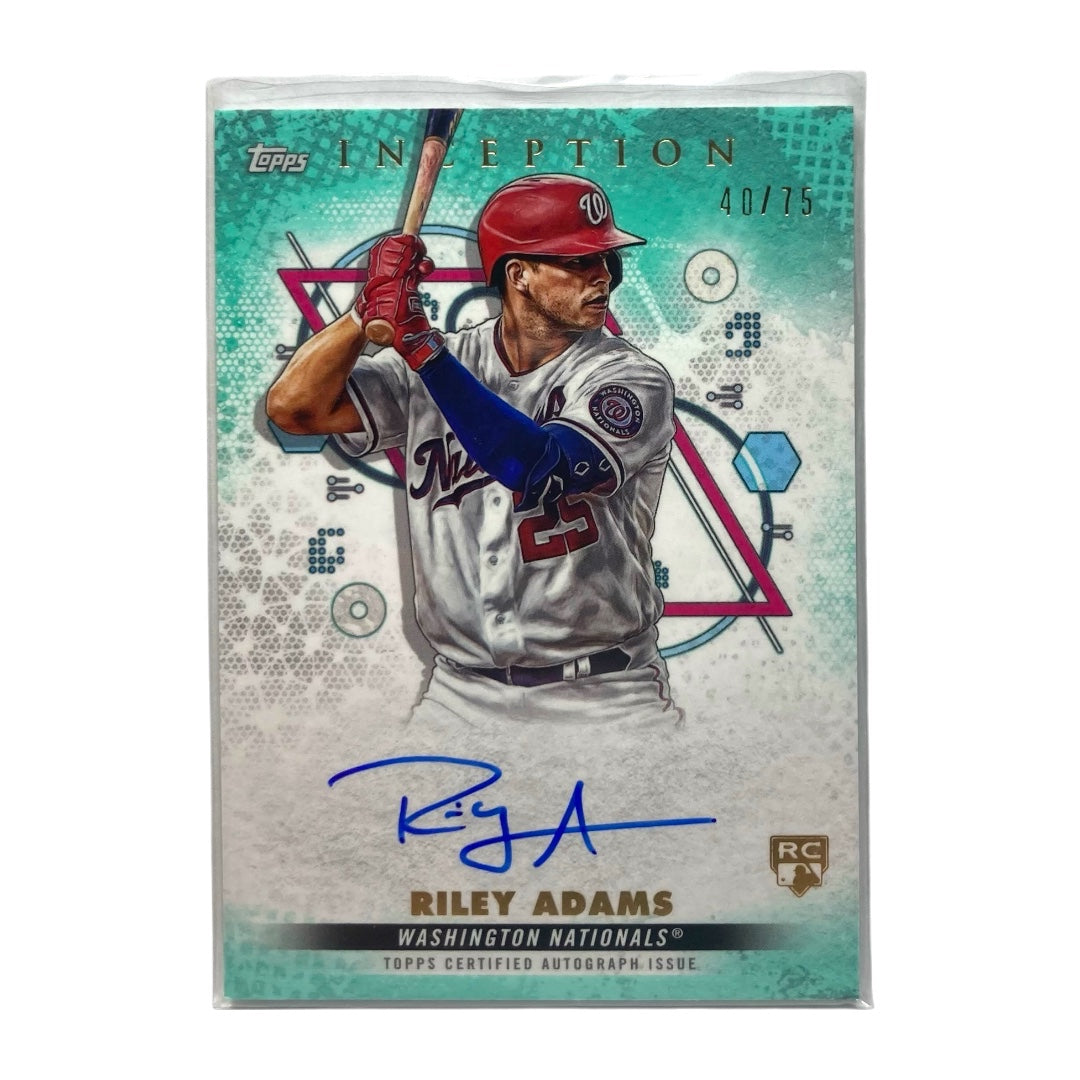 TOPPS MLBカード TOPPS INCEPTION RILEY ADAMS NATIONALS 40/75 #BRES-RAS 中古 IT2