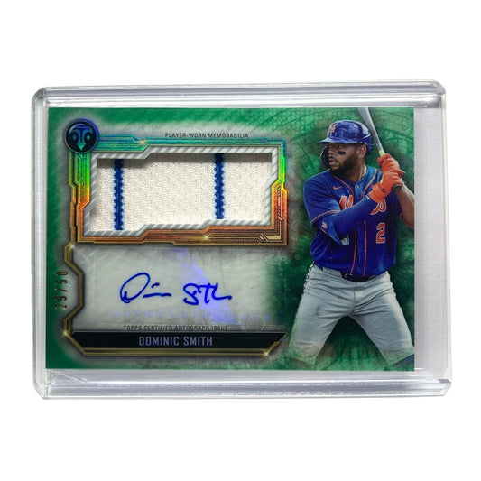 TOPPS MLBカード TRIPLE THREADS DOMINIC SMITH METS 29/50 #ASJR-DSM 中古 IT2