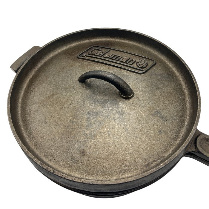 Coleman Grill Combo Cooker コールマン グリルコンボクッカー 10インチ 170-6497 オーブン スキレット グリルプレート 希少 廃盤 中古 W４