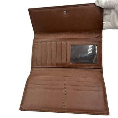 COACH シグネチャー ブラウン 長財布 コーチ レディース 小銭入れ 札入れ カード入れ 中古 W1