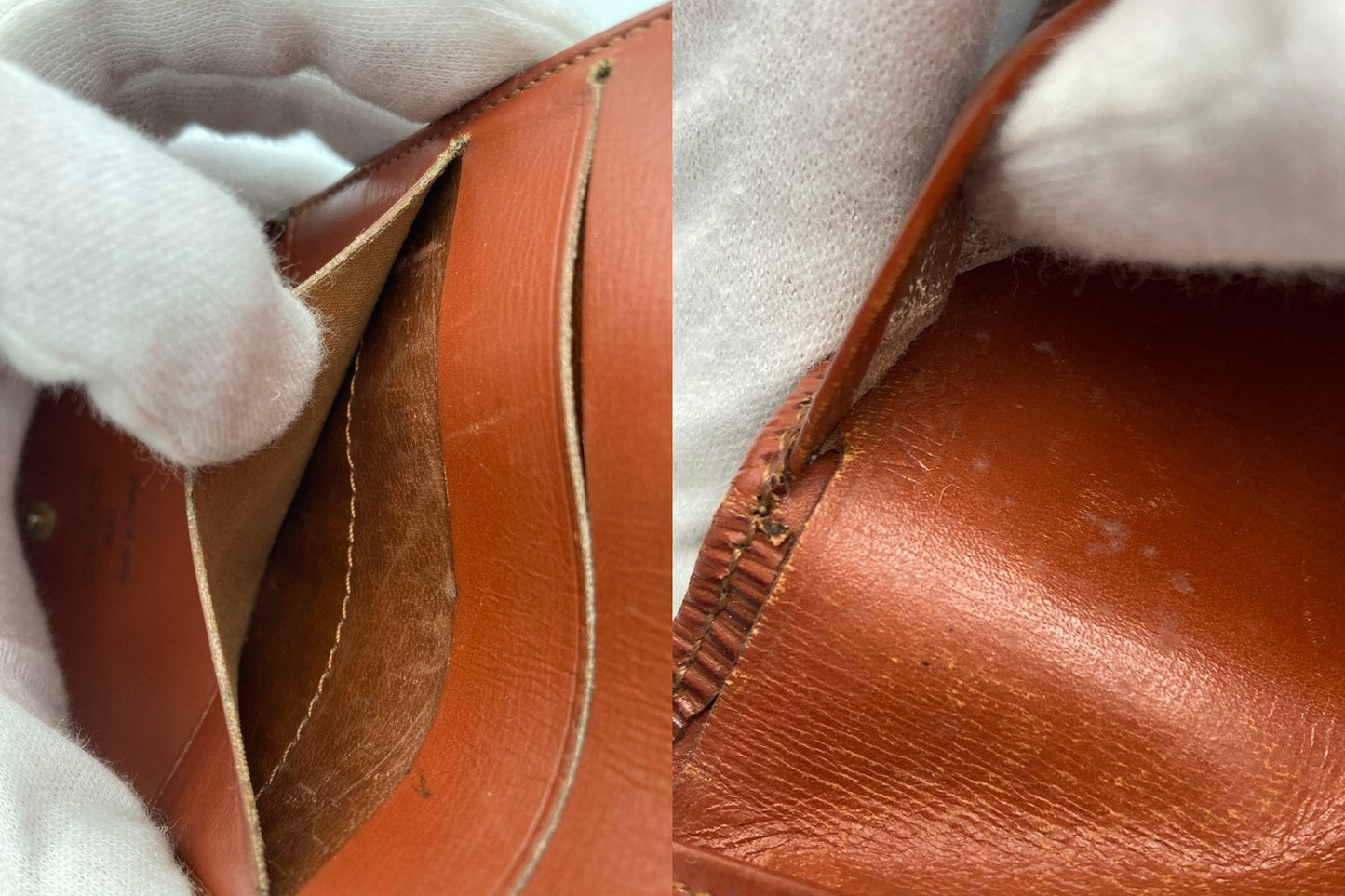 LOUIS VUITTON ルイヴィトン エピ ポルト モネ・ビエ カルト クレディ ケニアブラウン M63483 Wホック 財布 中古 D4
