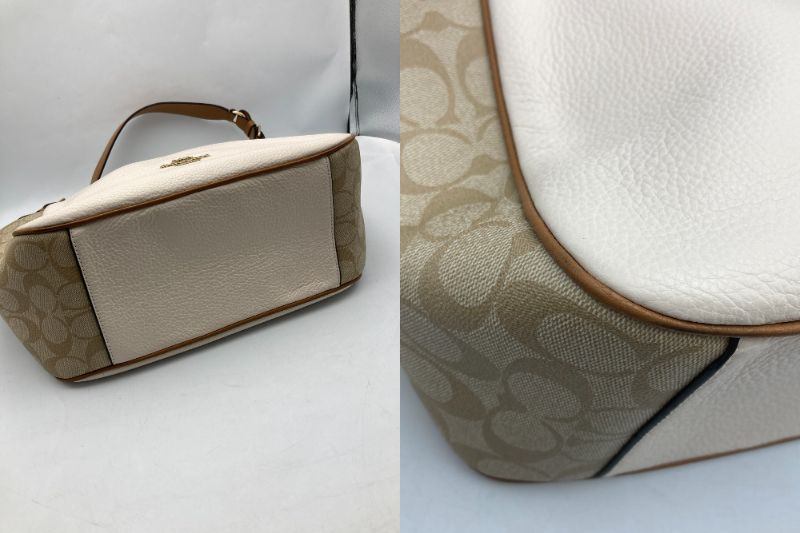 COACH コーチ シグネチャー ローリー ショルダーバッグ C2855 中古 D4