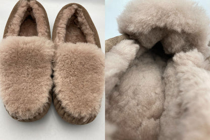 EMU エミュ オーストラリア CAIRNS REVERSE FUR ケアンズ リバース ファー モカシン スリッポン サイズ W7 中古 D4