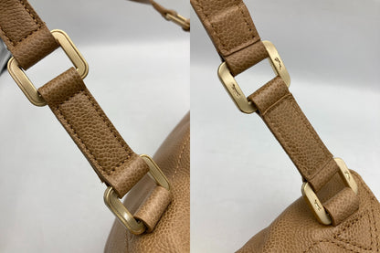 LONGCHAMP ロンシャン レザー ターンロック ショルダーバッグ 中古 D4