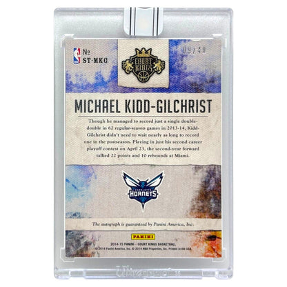 未開封品 PANINI NBAカード COURT KINGS MICHAEL KIDD-GILCHRIST CHARLOTTE HORNETS /40 #ST-MKG 中古 IT1