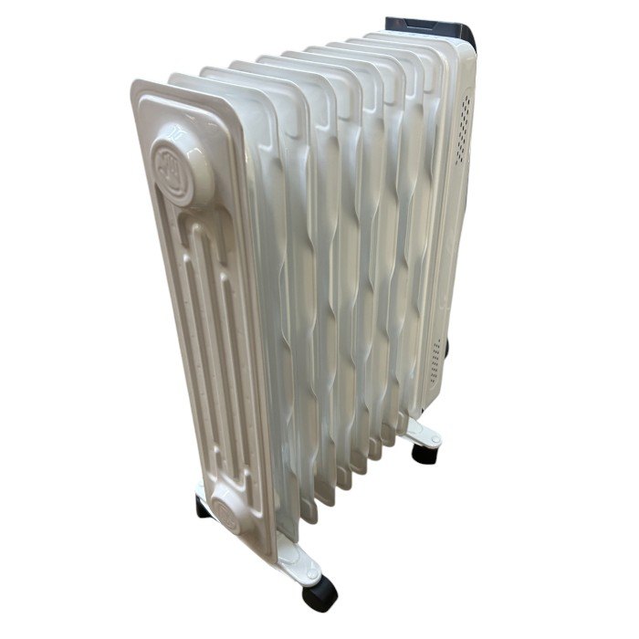 Electrolux エレクトロラックス オイルヒーター COMFORTHEAT 700 北欧デザイン ホワイトネイビー EO12D103C0 暖房器具 家電 ヒーター 中古 W４