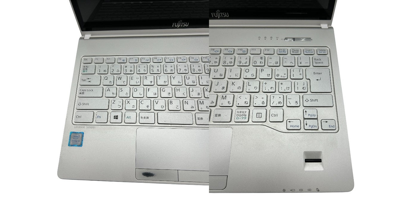 ジャンク品 富士通 LIFEBOOK SH90/B1 ノートパソコン FMVS9B1W06 FUJITSU 家電 パソコン Windows10 Home 中古 W４