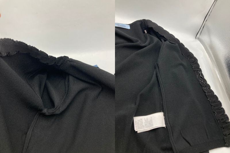 Blumarine ブルマリン スワロフスキーボタン カーディガン WL0213316 サイズ IT40 ブラック 中古 D4