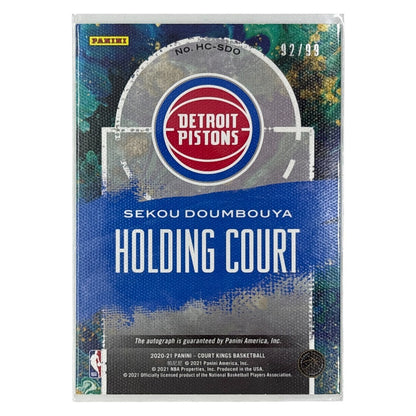 PANINI NBAカード COURT KINGS SEKOU DOUMBOUYA DETROIT PISTONS /99 #HC-SDO 中古 IT1
