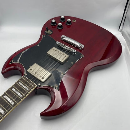 GrassRoots グラスルーツ SGタイプ エレキギター 入門 練習 ダブルカッタウェイ 中古 R4