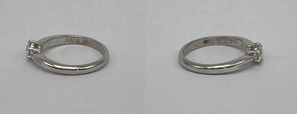 寺内宝飾 Pt900 1Pダイヤ 0.26ct リング 10号 中古 D4