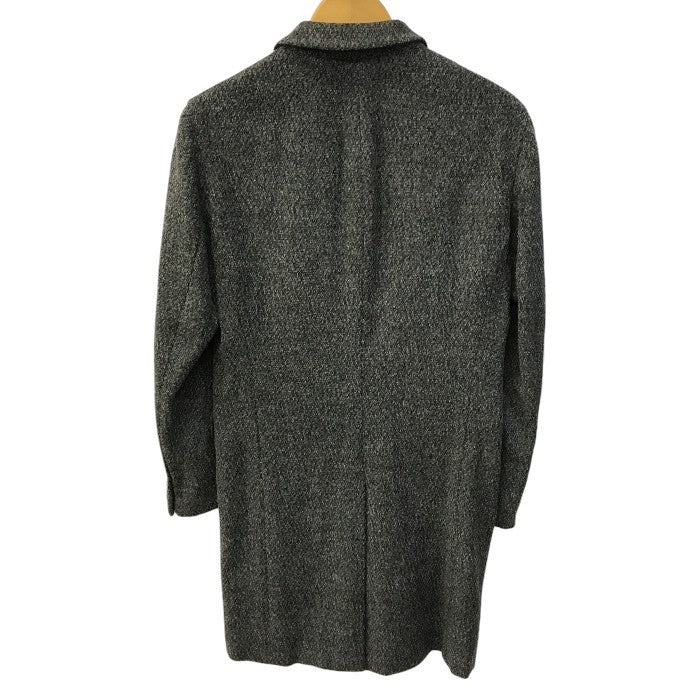 EMPORIO ARMANI エンポリオアルマーニ チェスターコート メンズ 19AW SARTORIAL DECO ウール/アルパカ混 グレー 44サイズ 41LSE0 41901 中古 T1