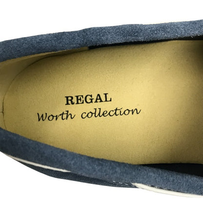 REGAL リーガル デッキシューズ メンズ スウェード Worth collection ブルー 26cm NC5J JY90 中古 T1