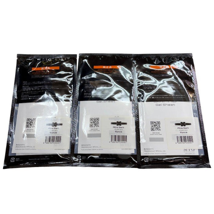 未使用品 SIXPAD Abs Belt シックスパッド専用 高電導ジェルシート 6pcs SP-AB2218G-B 3セット シックスパッド 健康用品 ジェル 中古 W４