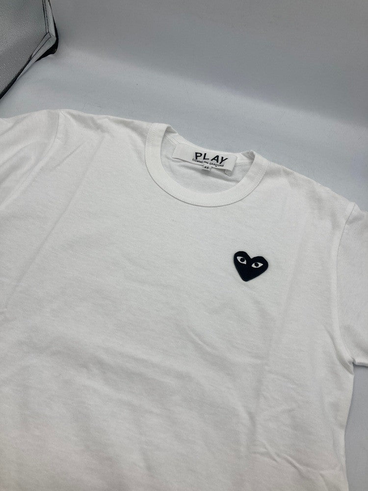 PLAY COMME des GARCONS プレイ コムデギャルソン ワンポイント Tシャツ AX-T064 サイズXS 中古 D4