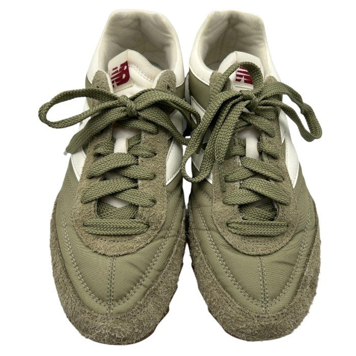 new balance ニューバランス スニーカー URC30BB 27cm グリーン シューズ 靴 メンズ スエード 中古 W４