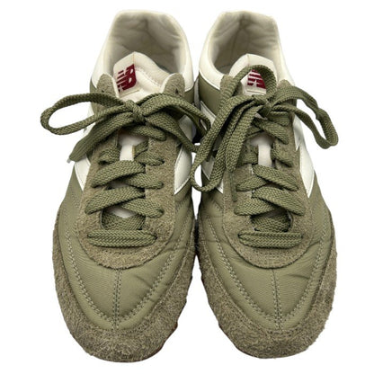 new balance ニューバランス スニーカー URC30BB 27cm グリーン シューズ 靴 メンズ スエード 中古 W４