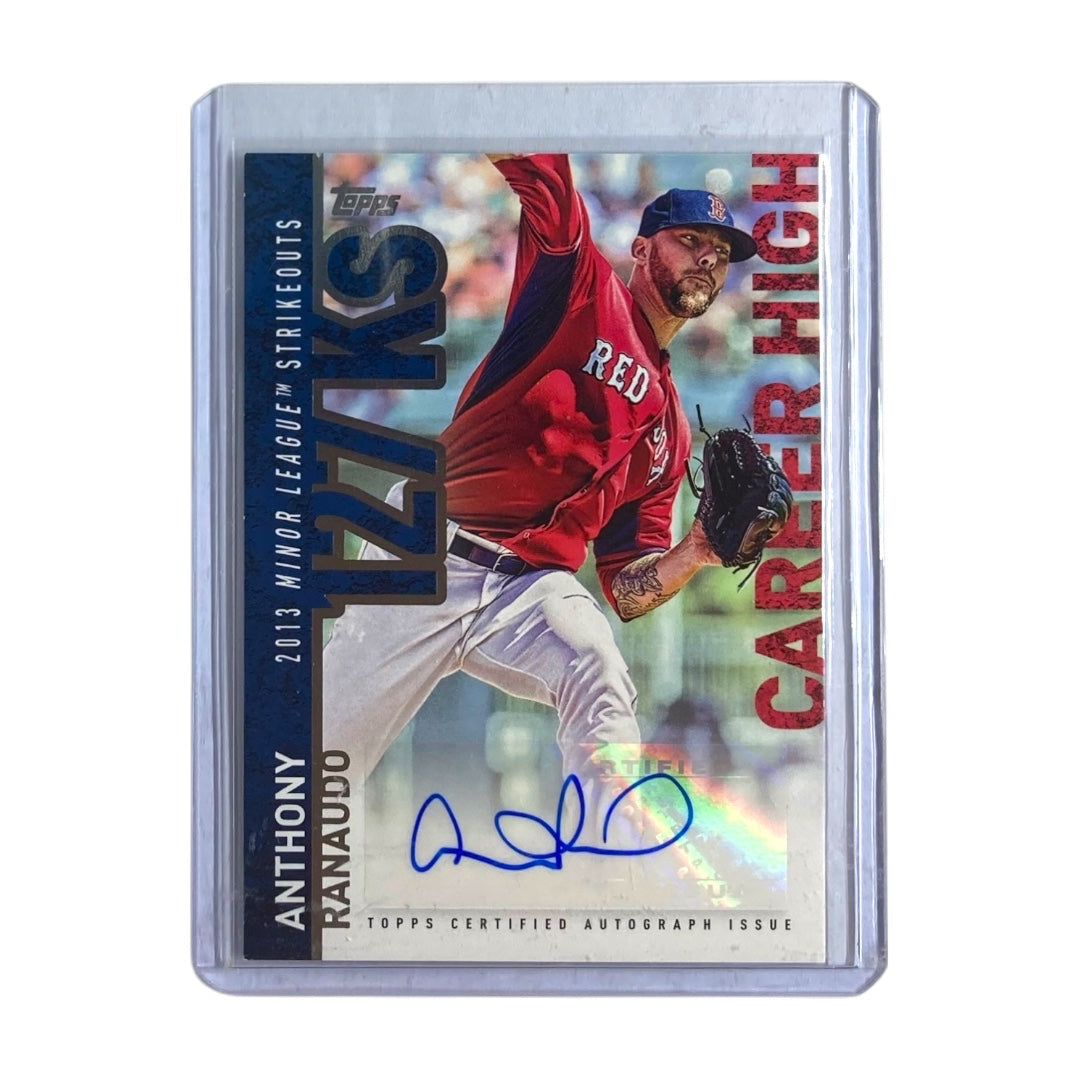 TOPPS MLBカード CAREER HIGH ANTHONY RANAUDO BOSTON RED SOX #CH-ARA 中古 IT2