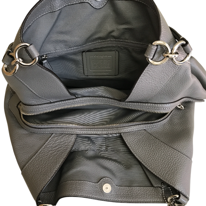 コーチ トート バッグ F28997 グレー レザー COACH 鞄 ブランド おしゃれ 中古 W1