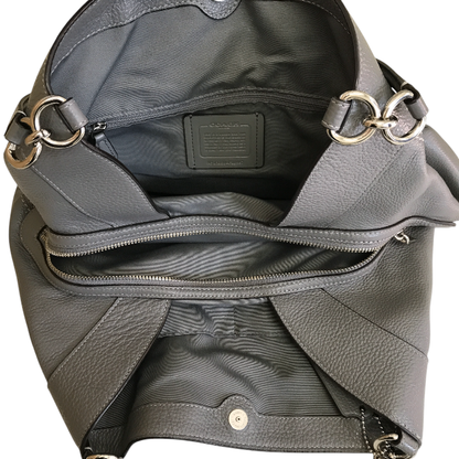 コーチ トート バッグ F28997 グレー レザー COACH 鞄 ブランド おしゃれ 中古 W1