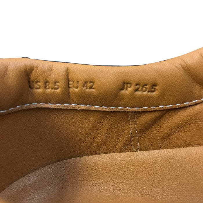 hALON アーロン 7EYE OXFORD スニーカー メンズ レザー オックスフォード ブラック 26.5cm 1331-699-9704-0965 中古 T1