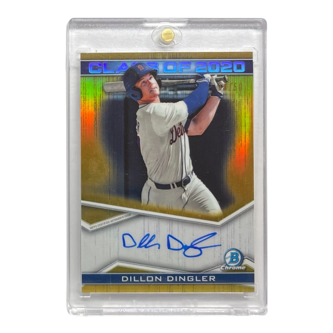 TOPPS MLBカード BOWMAN CHROME DILLON DINGLER DETROIT TIGERS /50 #C20A-DD 中古 IT2