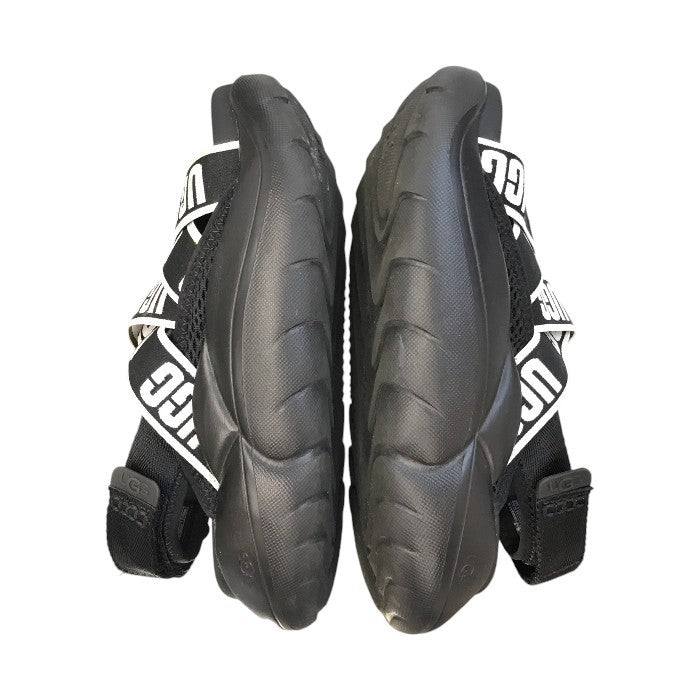 UGG LA Cloud Sandal サンダル レディース ゴムストラップ ロゴ 厚底 ブラック 23cm 1110090 中古 T1