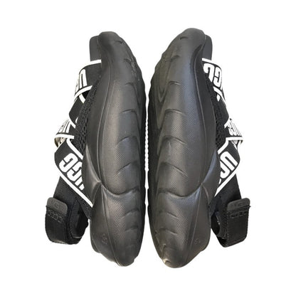 UGG LA Cloud Sandal サンダル レディース ゴムストラップ ロゴ 厚底 ブラック 23cm 1110090 中古 T1