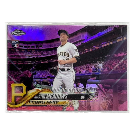TOPPS MLBカード CHROME AUSTIN MEADOWS PITTSBURGH PIRATES #HMT99 中古 IT1