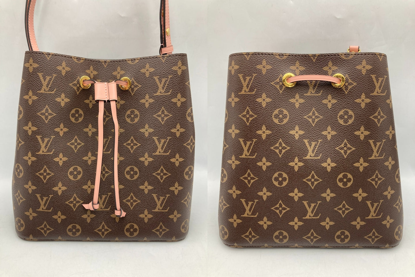 LOUIS VUITTON ルイヴィトン モノグラム ネオノエ M44022 ローズプードル 中古 D4