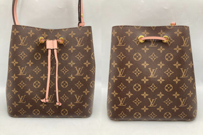 LOUIS VUITTON ルイヴィトン モノグラム ネオノエ M44022 ローズプードル 中古 D4