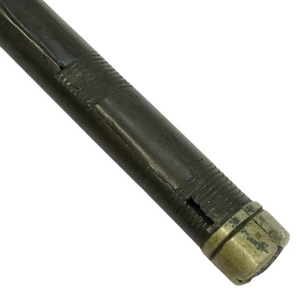 龍雲堂 矢立 携帯用筆記用具 書道 墨壺 アンティーク 文具 金属製 中古 T1