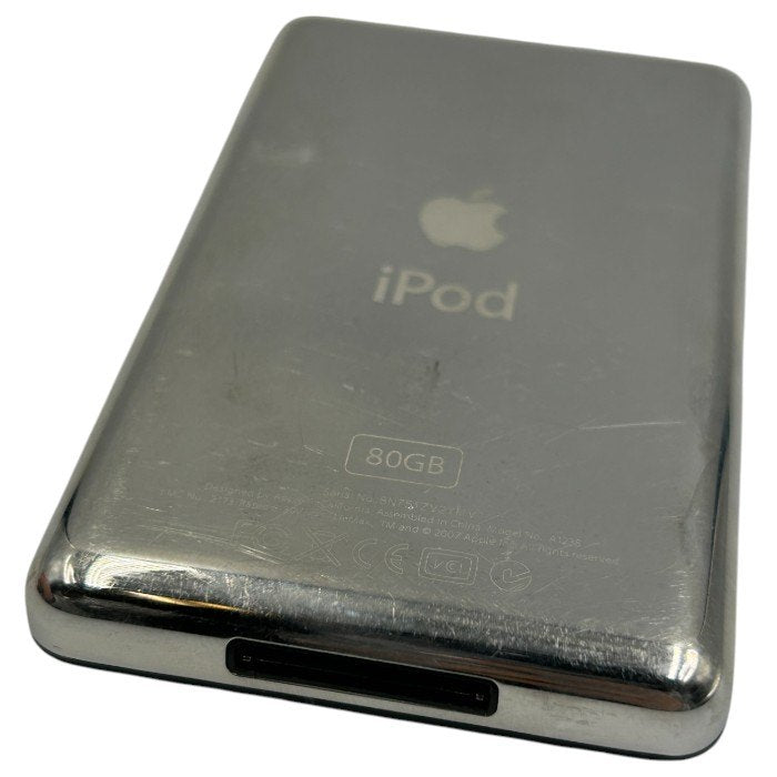 Apple アップル iPod Classic 80GB ブラック ポータブル オーディオプレーヤー クリックホイール A1238 アイポッド クラシック 音楽 中古 W1