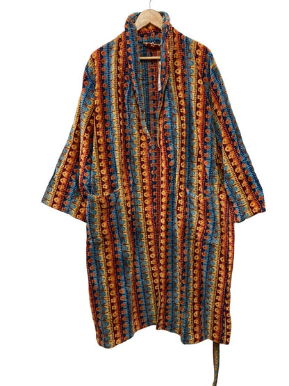 PORTUGAL 中東欧製 バスローブ コットン100％ 中古 D4