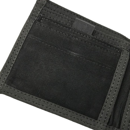PORTER ポーター ドローイング ウォレット メンズ 2つ折り 財布 ストライプ DRAWING 帆布 ブラック 650-08615 中古 T1