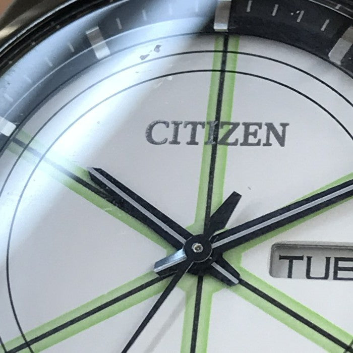 CITIZEN BEAUTY & YOUTH UNITED ARROWS 腕時計 メンズ アナログ エコドライブ ソーラー SS グレー E101-S117453 中古 T1