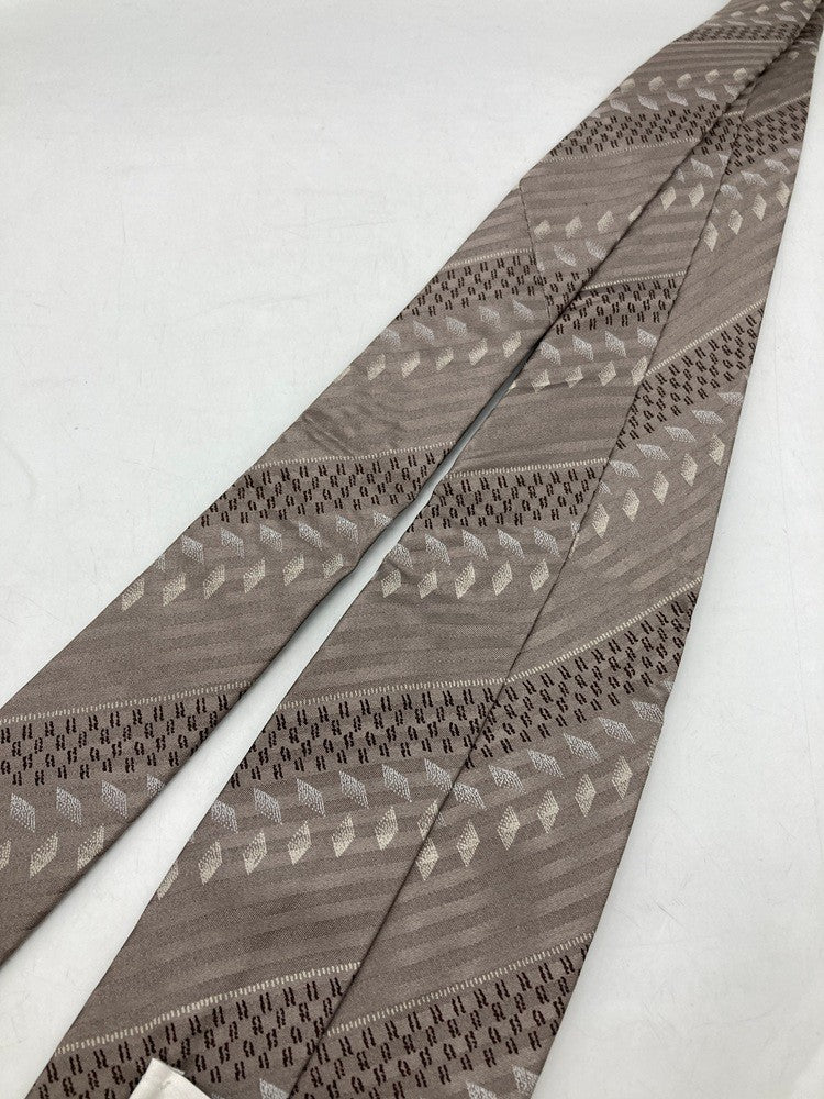 GIORGIO ARMANI ジョルジオアルマーニ レジメンタル ネクタイ シルク100％ 中古 D4