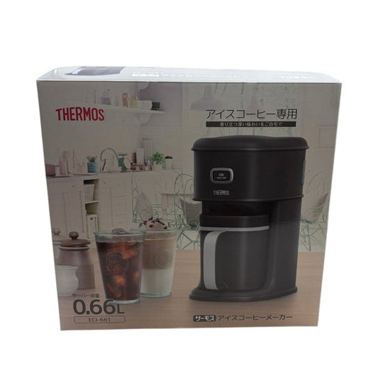 未使用品 サーモス アイスコーヒーメーカー  0.66L ディープロースト ECI-661 D-RST THERMOS 家電製品 コーヒー キッチン家電 ドリンク 中古 W1