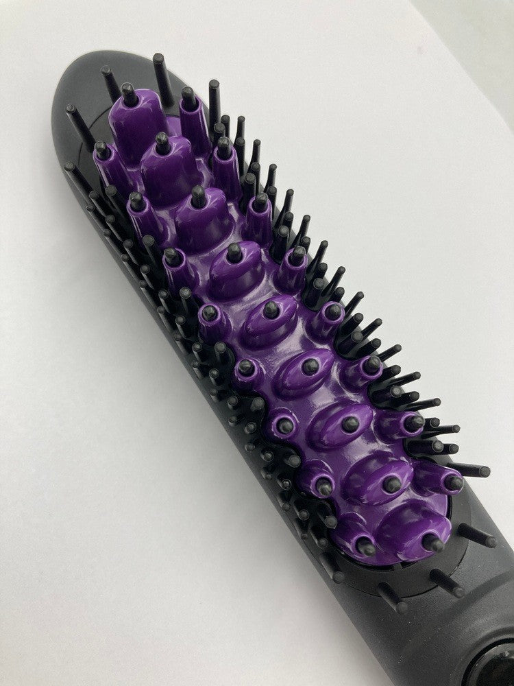 ヤーマン DAFNI nano ダフニナノ ブラシ型ヘアアイロン ブラック パープル DH1.6N 中古 D4