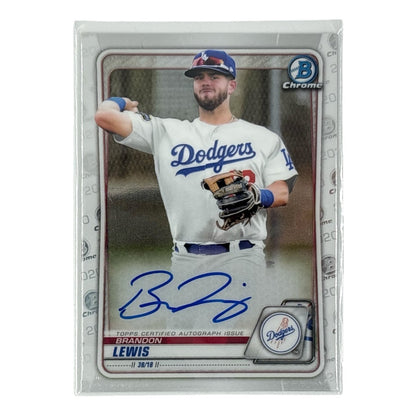 TOPPS MLBカード BOWMAN CHROME BRANDON LEWIS LOS ANGELES DODGERS #CPA-BL 中古 IT1