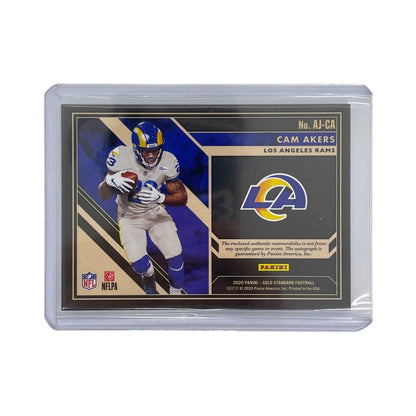 PANINI NFLカード GOLD STANDARD CAM AKERS LOS ANGELES RAMS 23/49 #AJ-CA 中古 IT1