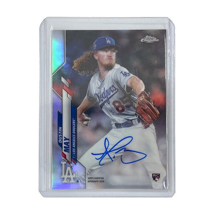 TOPPS MLBカード CHROME DUSTIN MAY LOS ANGELES DODGERS 172/499 #RA-DM 中古 IT1