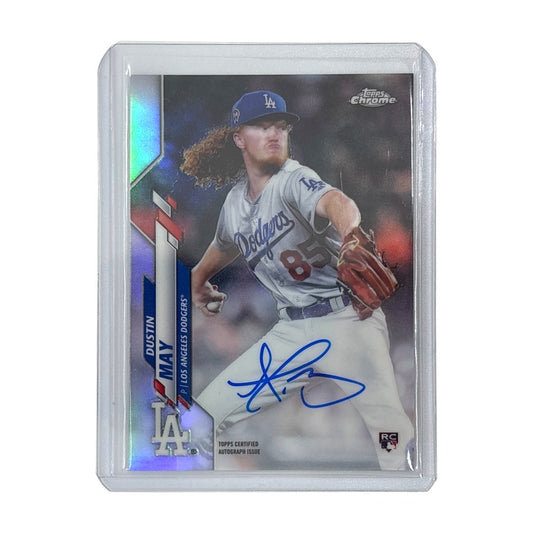 TOPPS MLBカード CHROME DUSTIN MAY LOS ANGELES DODGERS 172/499 #RA-DM 中古 IT1