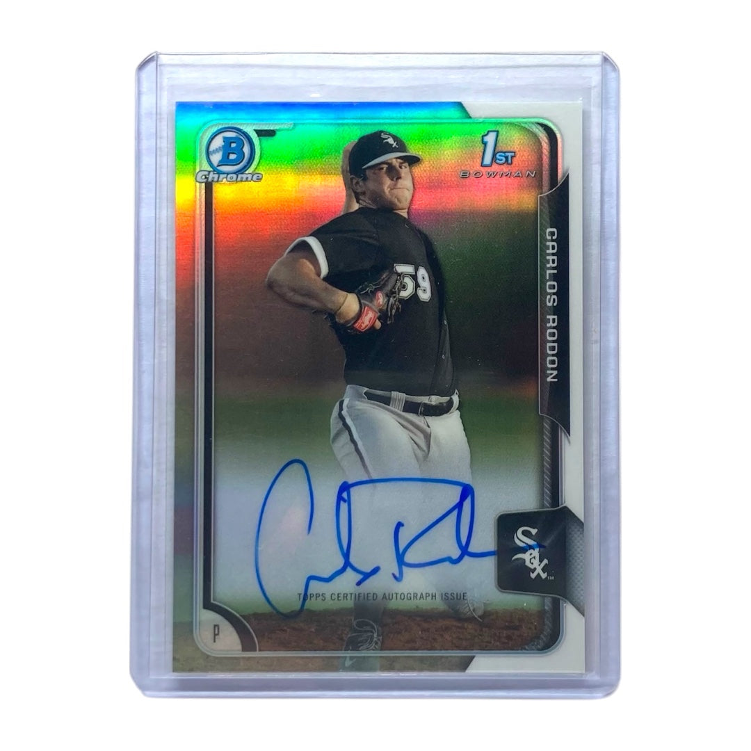 TOPPS MLBカード BOWMAN CHROME 1ST CARLOS RODON CHICAGO WHITE SOX /499 #BCAP-CR 中古 IT2